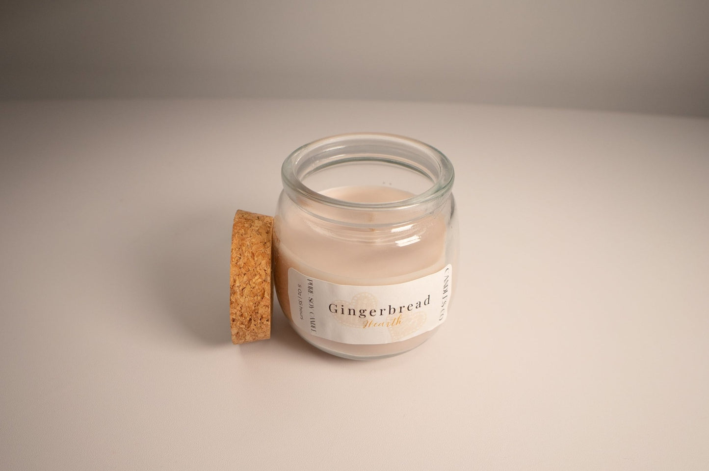 5 oz Soy Wax Candle Jar with Cork lid - Candles Co.