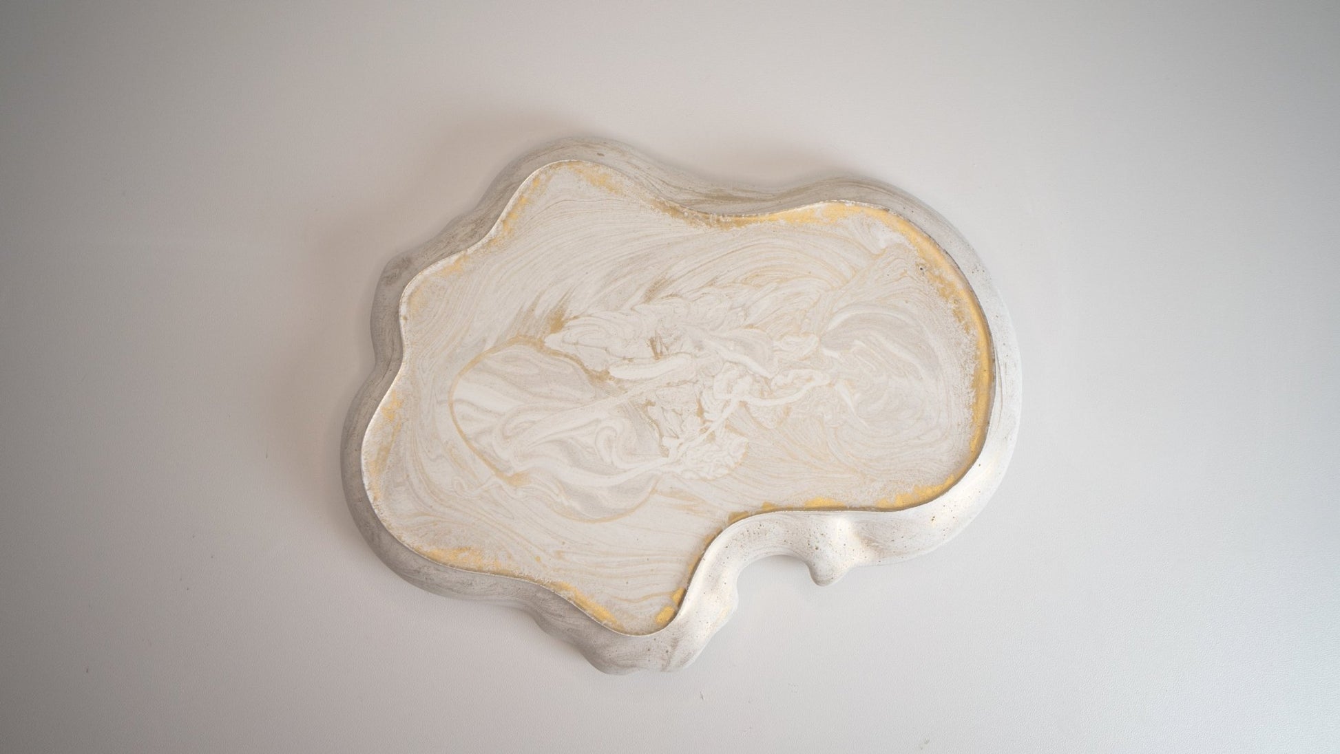 Antique Whisper Dish - Eco resin stone freeform candle holder - Candles Co.