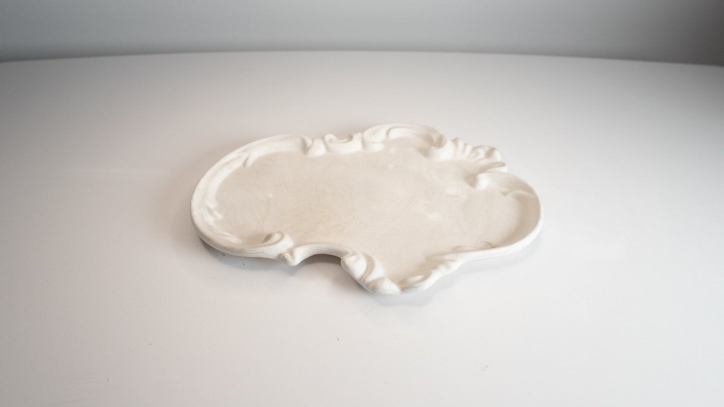 Antique Whisper Dish - Eco resin stone freeform candle holder - Candles Co.