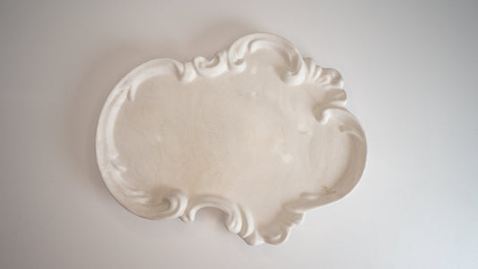 Antique Whisper Dish - Eco resin stone freeform candle holder - Candles Co.