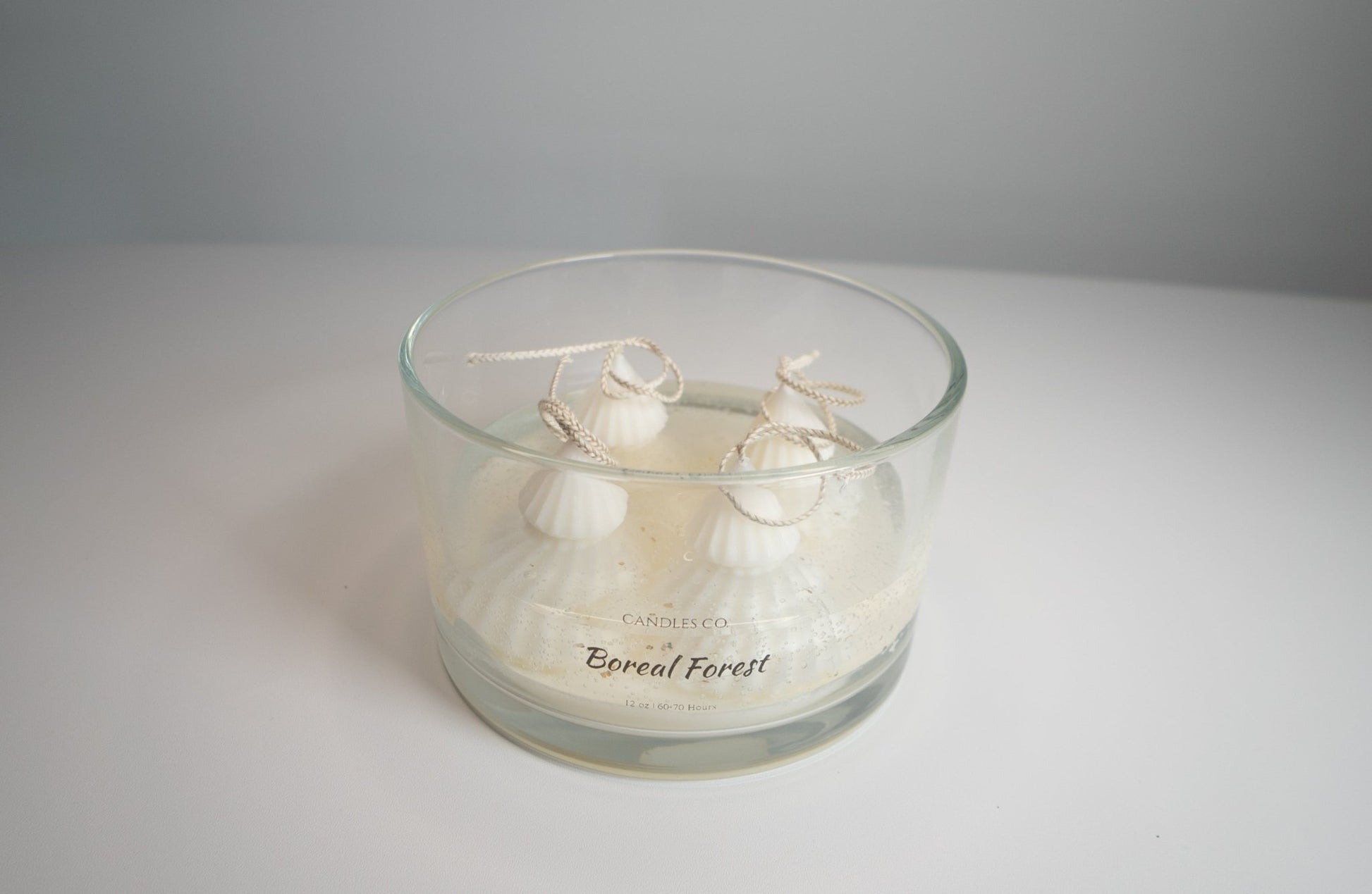 Boreal Forest Winter Candle – Soy & Jelly Wax with Mini Christmas Tree Toppers (24 oz) - Candles Co.