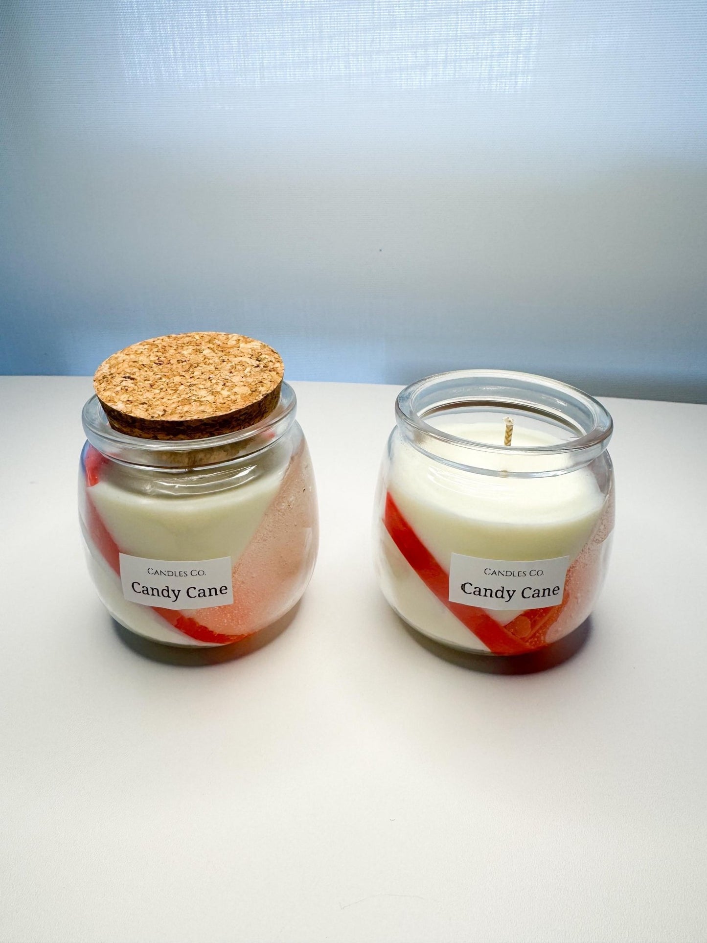 Candy Cane - Soy Candle Jar (5oz) - Candles Co.