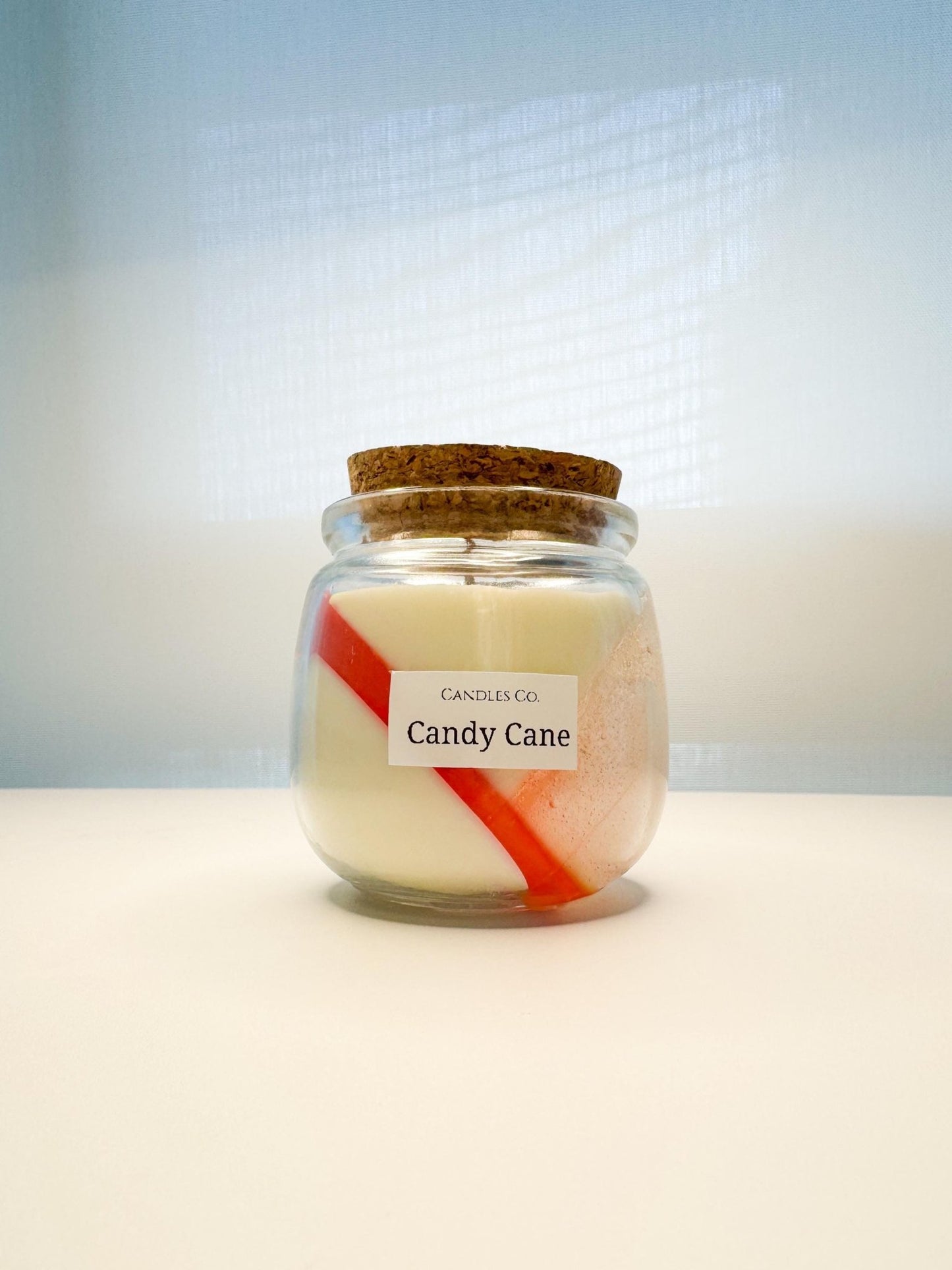 Candy Cane - Soy Candle Jar (5oz) - Candles Co.