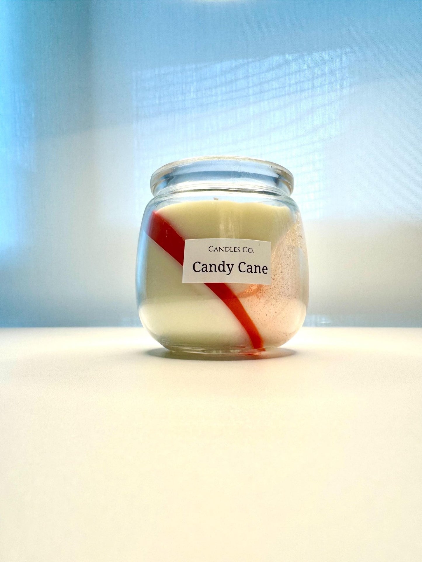 Candy Cane - Soy Candle Jar (5oz) - Candles Co.