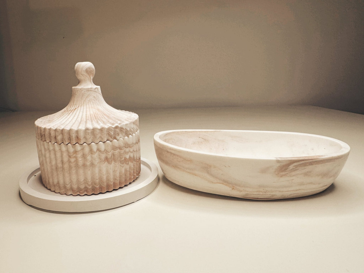 Ethereal Gold Bowl - Eco resin Vintage looking Candle bowl - Candles Co.