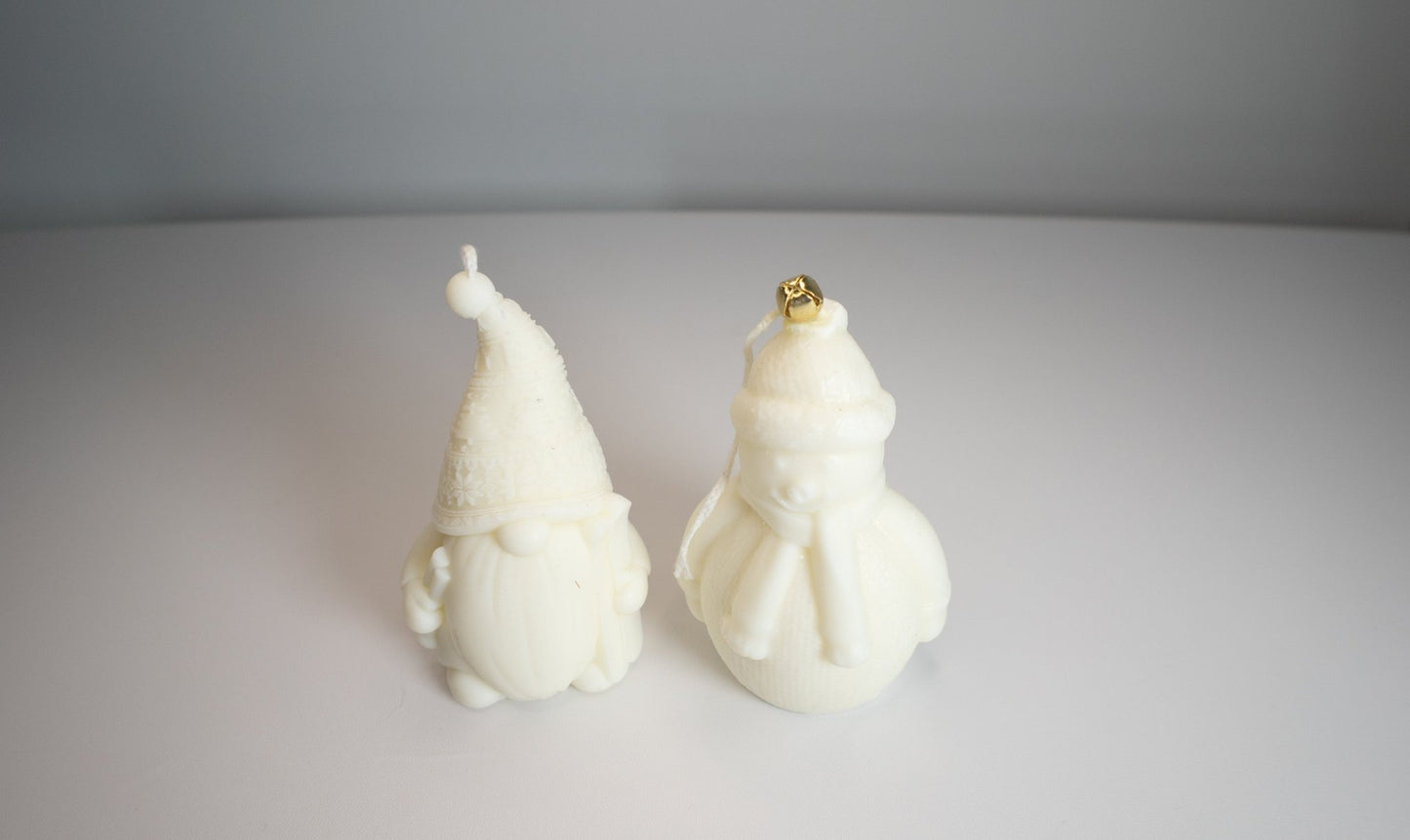 Handcrafted Soy Wax Snowman Candle – Cozy Vanilla Glow (4.25 oz) - Candles Co.