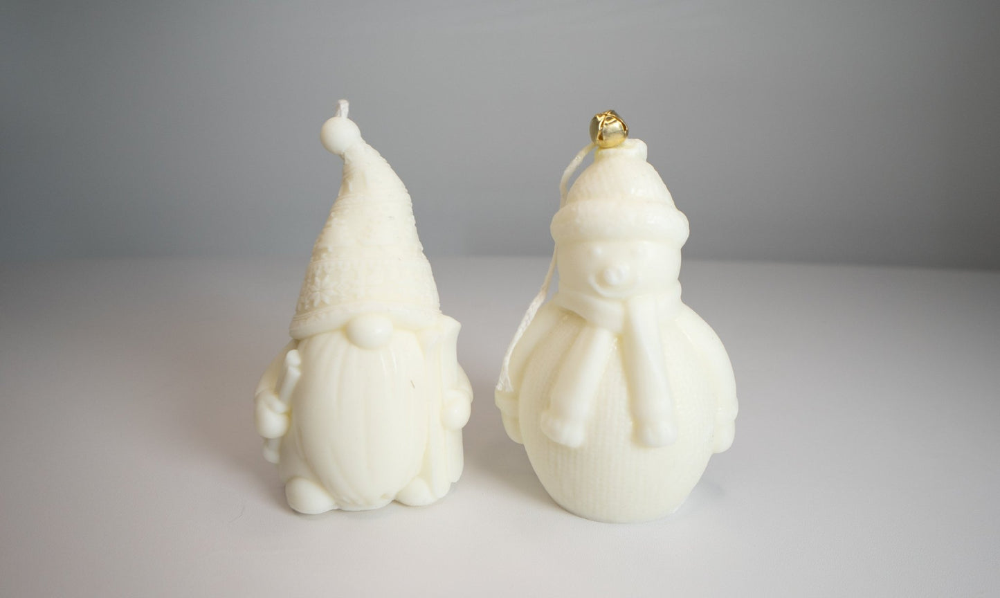 Handcrafted Soy Wax Snowman Candle – Cozy Vanilla Glow (4.25 oz) - Candles Co.