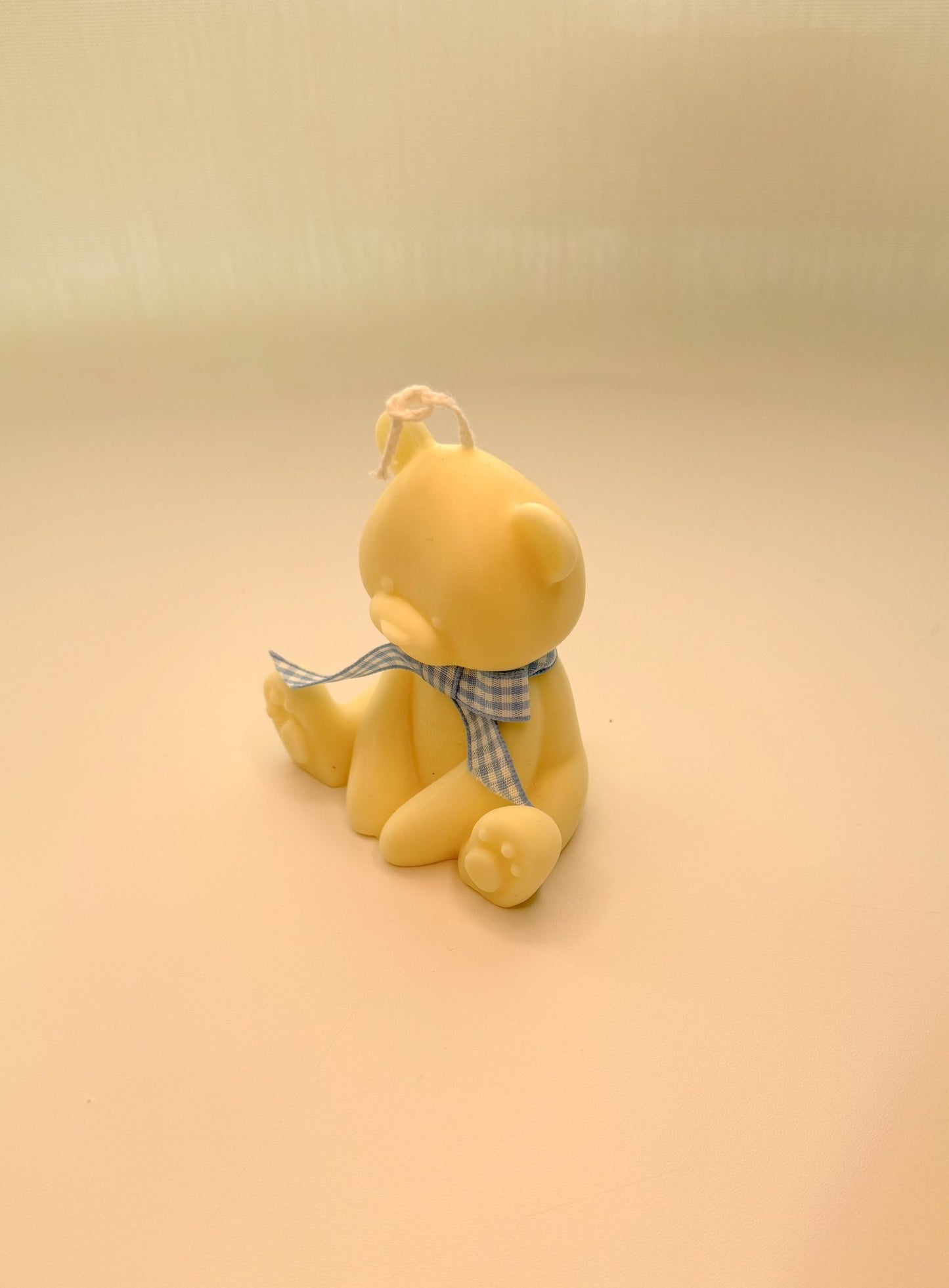 Handmade Bear Candle - Soy Wax Vanilla Scented, Customizable Baby Shower Favor Gift - Candles Co.