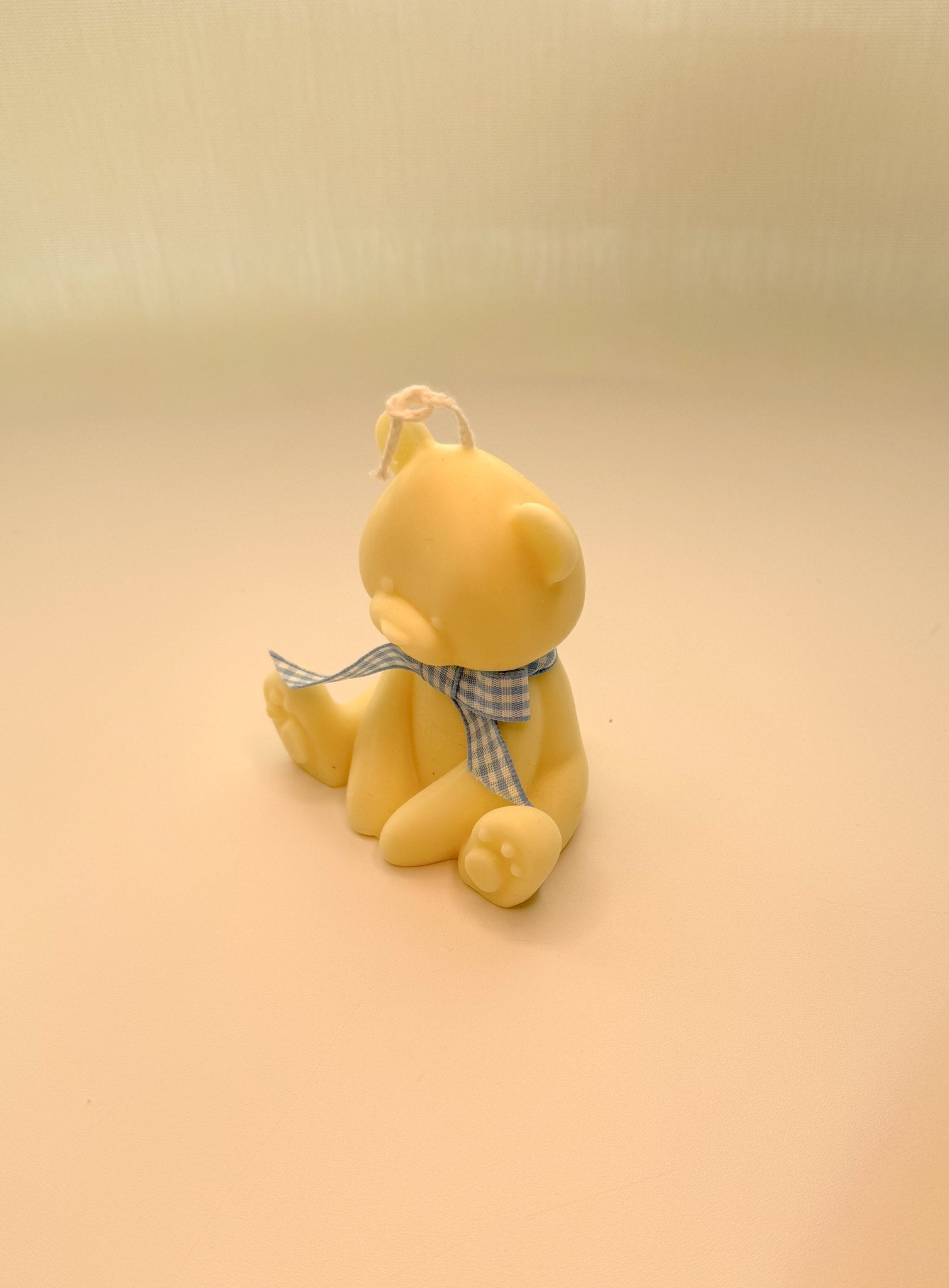 Handmade Bear Candle - Soy Wax Vanilla Scented, Customizable Baby Shower Favor Gift - Candles Co.