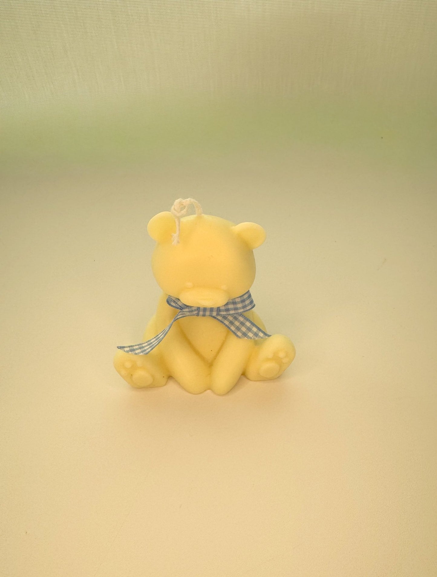 Handmade Bear Candle - Soy Wax Vanilla Scented, Customizable Baby Shower Favor Gift - Candles Co.