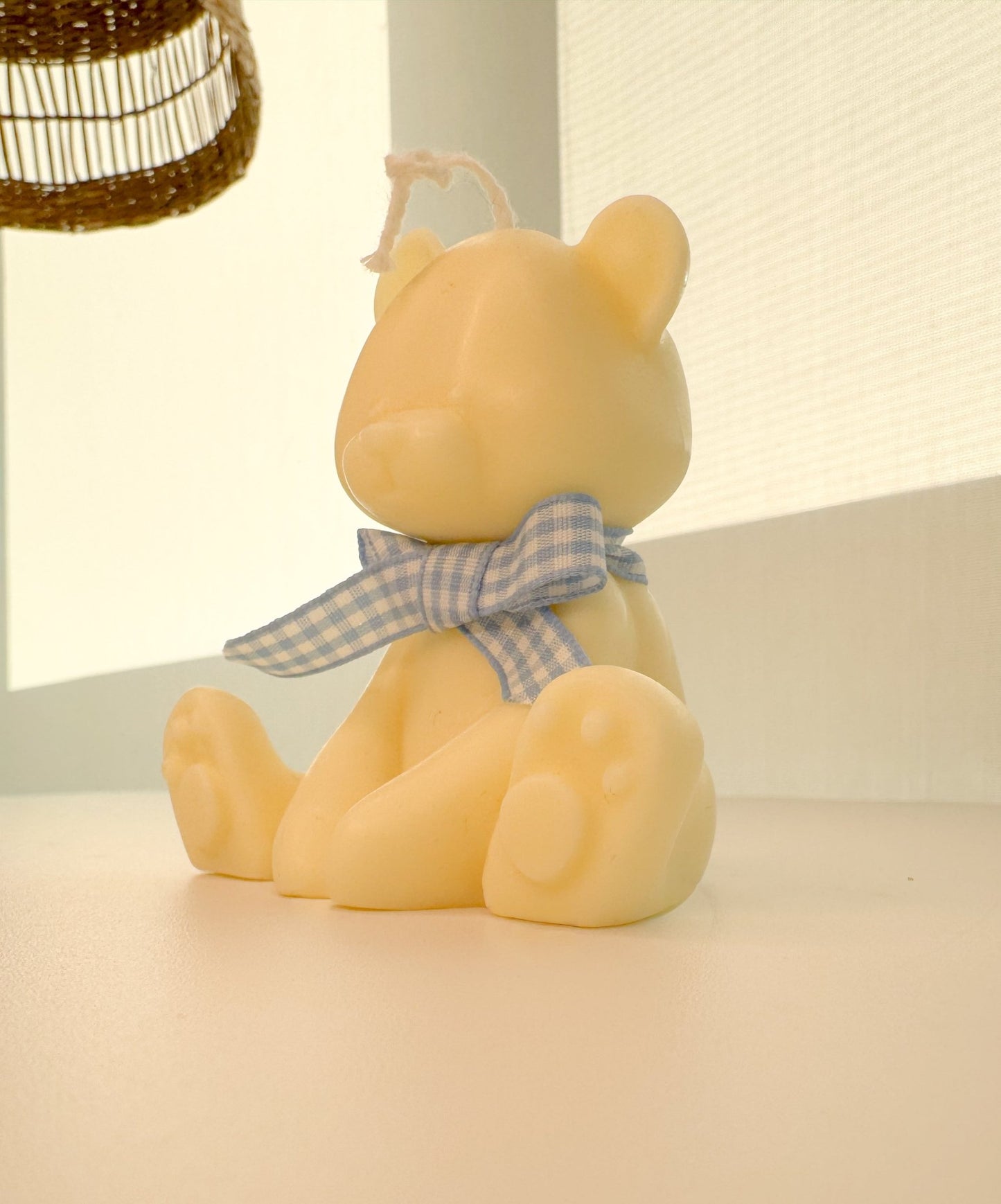 Handmade Bear Candle - Soy Wax Vanilla Scented, Customizable Baby Shower Favor Gift - Candles Co.