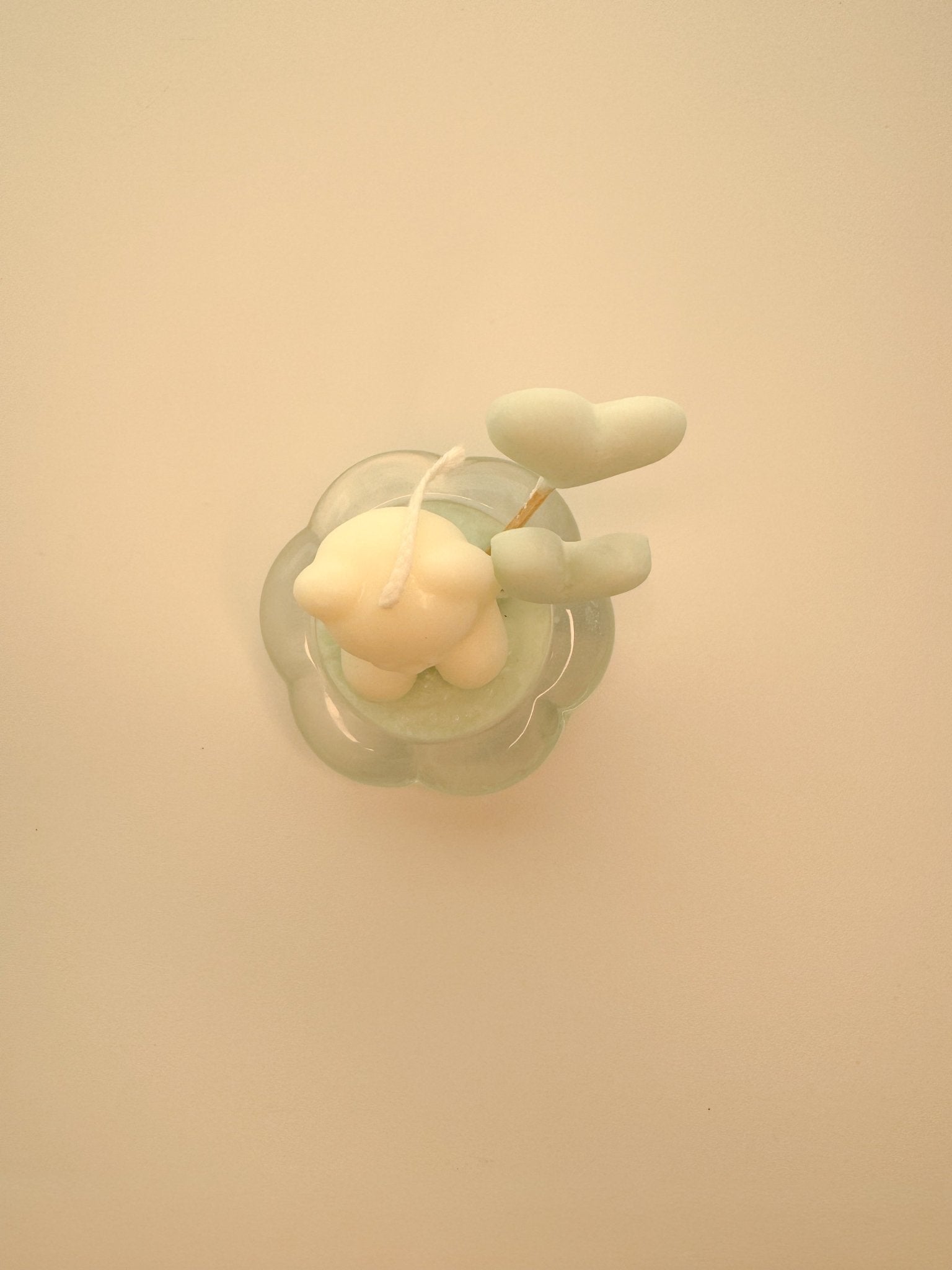 Handmade Bear Cub Soy Wax Candle – Vanilla Scented with Heart Balloons - Candles Co.