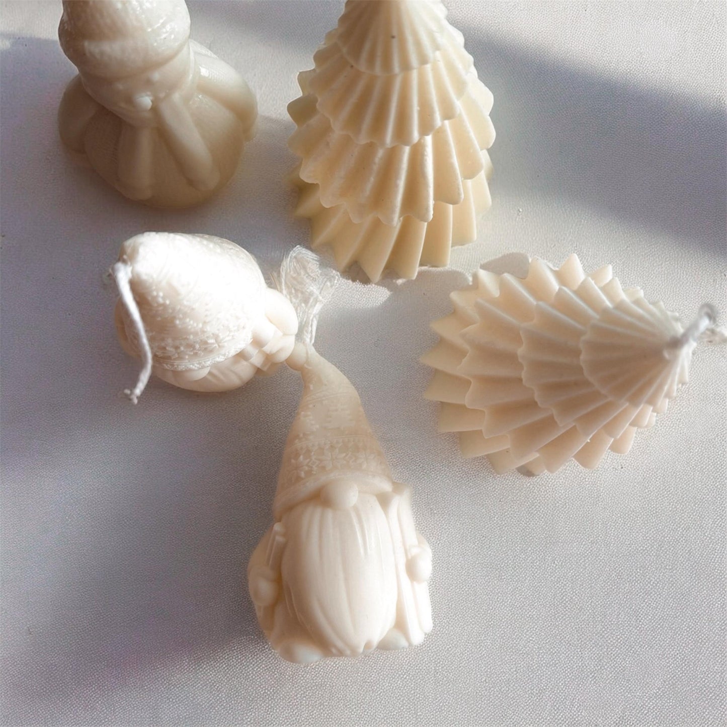 Handmade Christmas Gnome Soy Wax Candle | Holiday Tomte Nisse Decor | Scandinavian Folklore Gift - Candles Co.