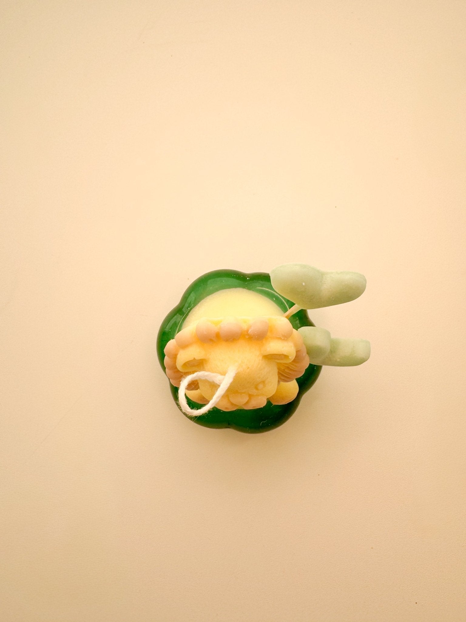 Handmade Lion Cub Soy Candle with Heart Balloons – Vanilla Scented Baby Shower Favor - Candles Co.