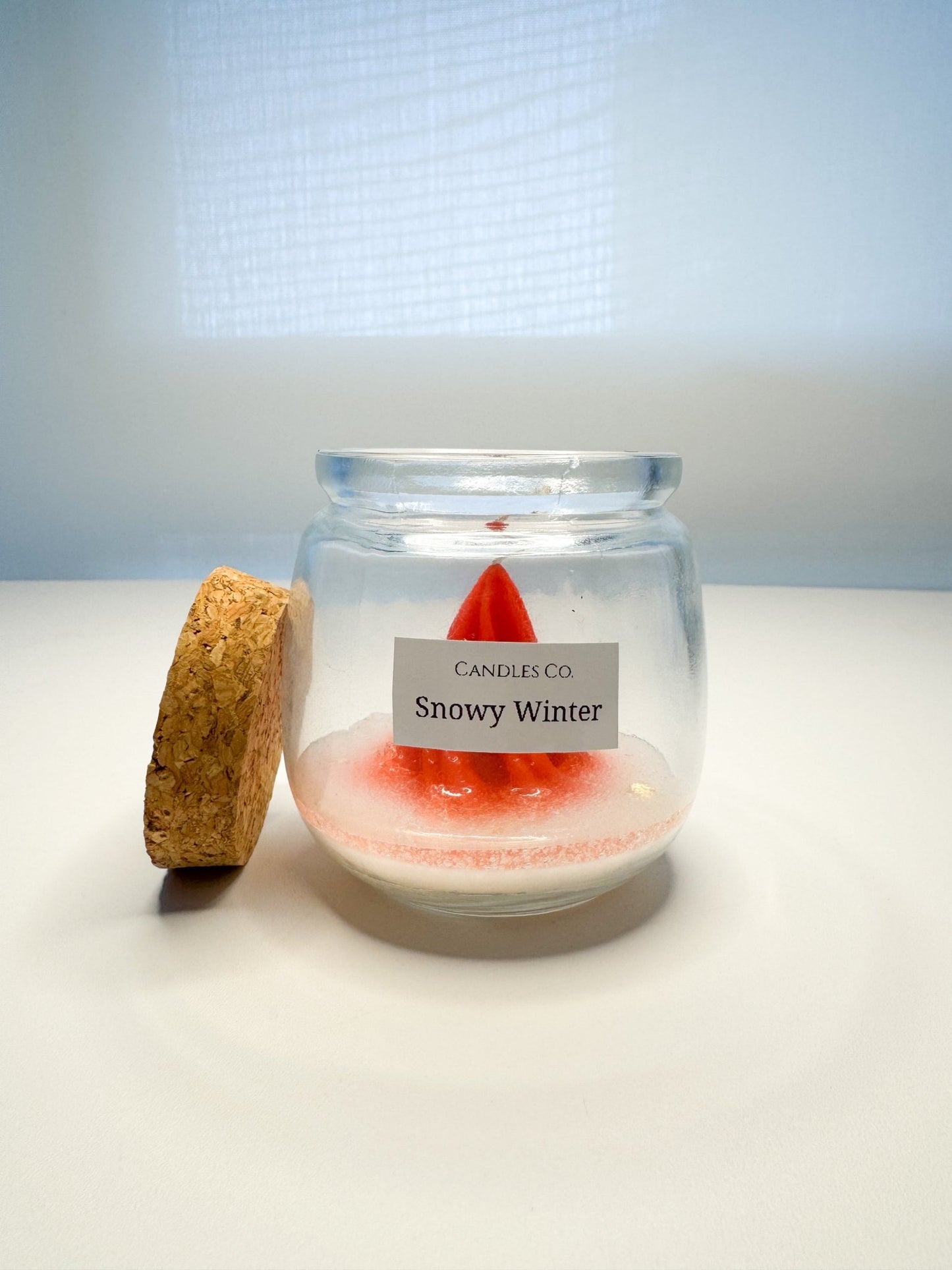 Snowy Winter - Mini Christmas Tree Candle Jar (4 oz) - Candles Co.