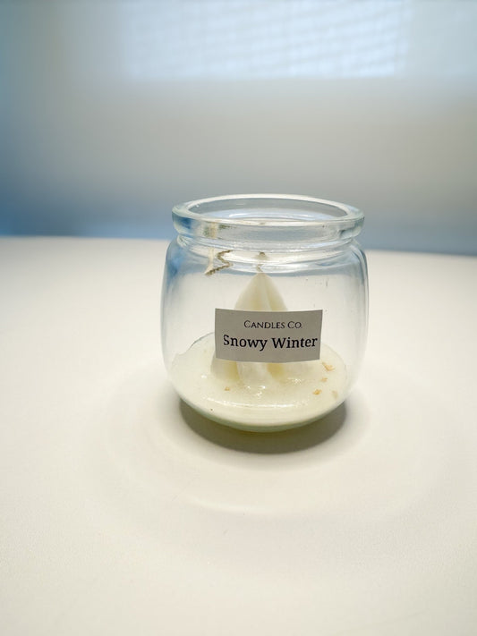 Snowy Winter - Mini Christmas Tree Candle Jar (4 oz) - Candles Co.