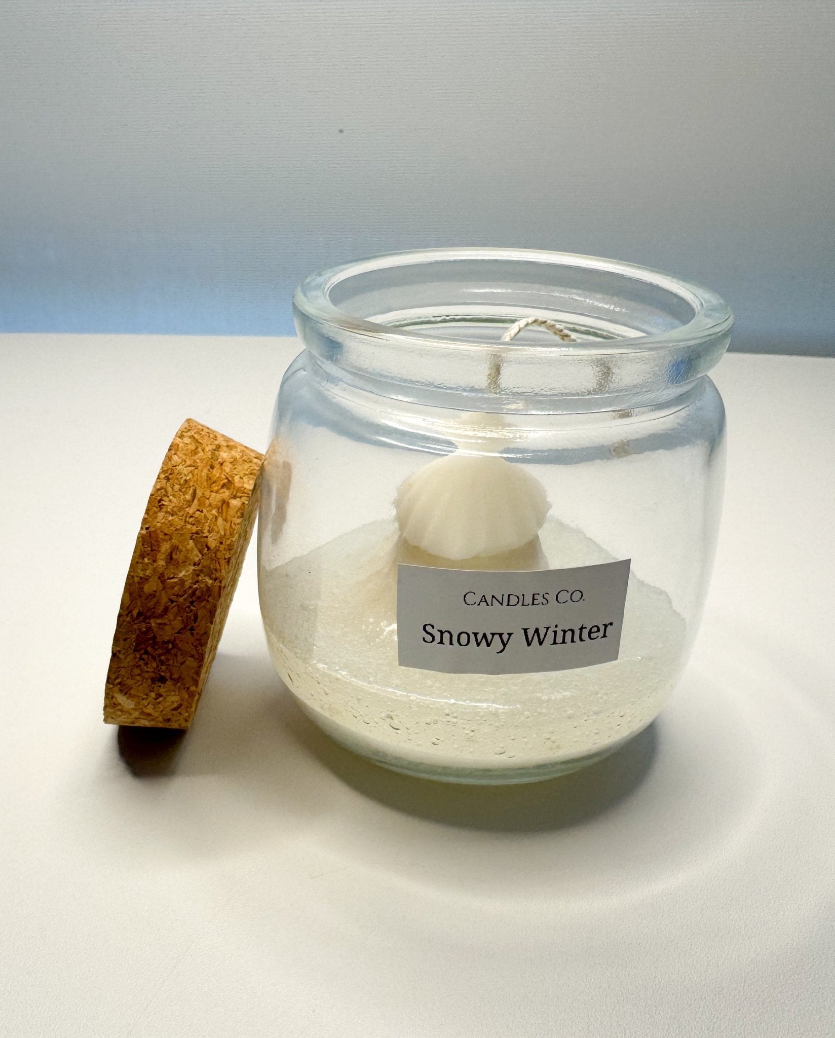 Snowy Winter - Mini Christmas Tree Candle Jar (4 oz) - Candles Co.