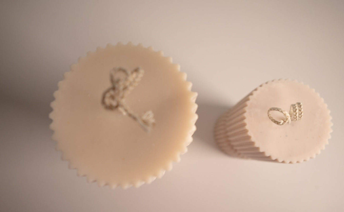 Tall Hourglass Ribbed Pillar Candle 11 Oz |5.5" Tall - Candles Co.