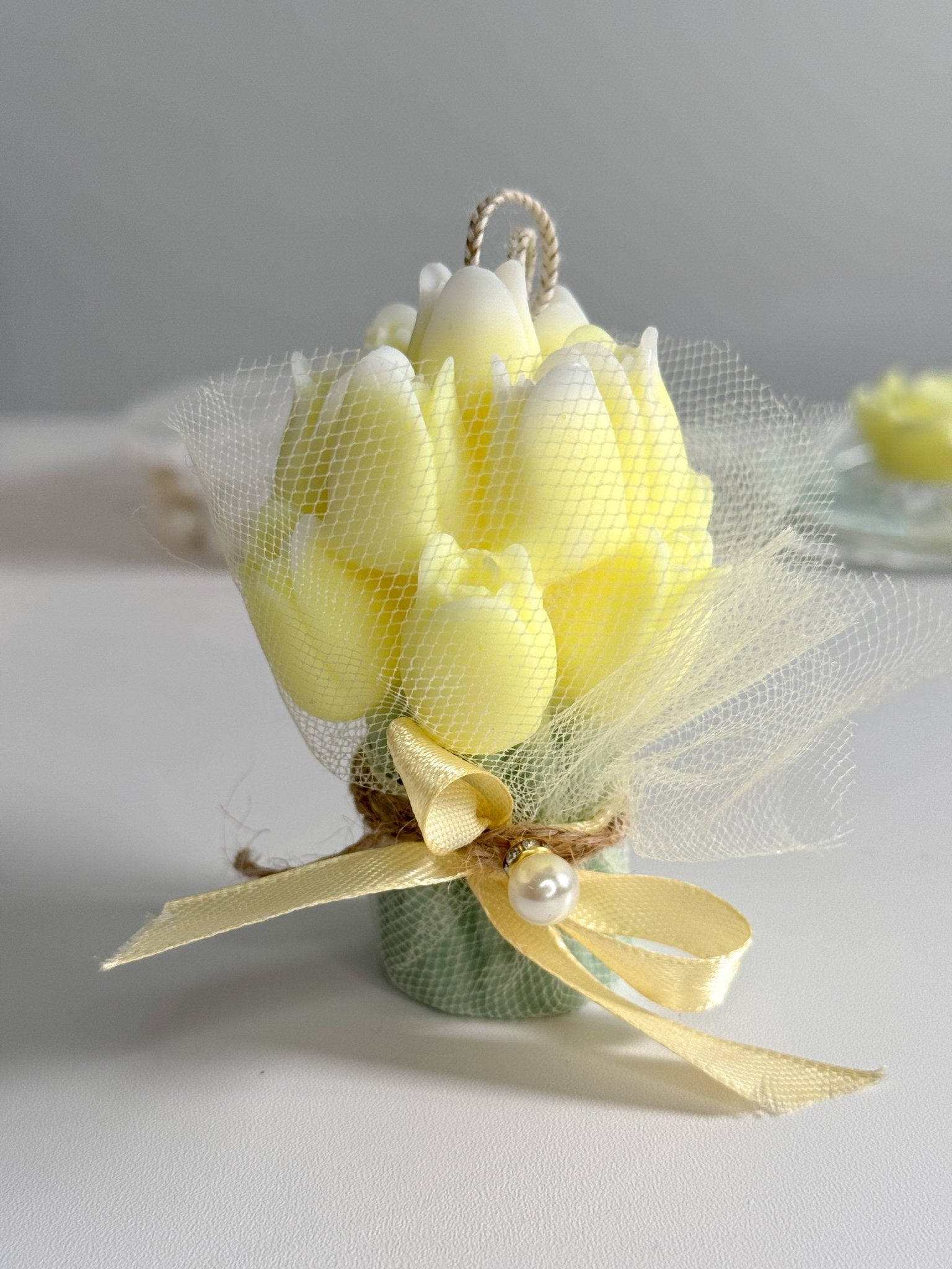 Tulip Bunch – Hand - Poured Soy Wax Flower Candle - Candles Co.