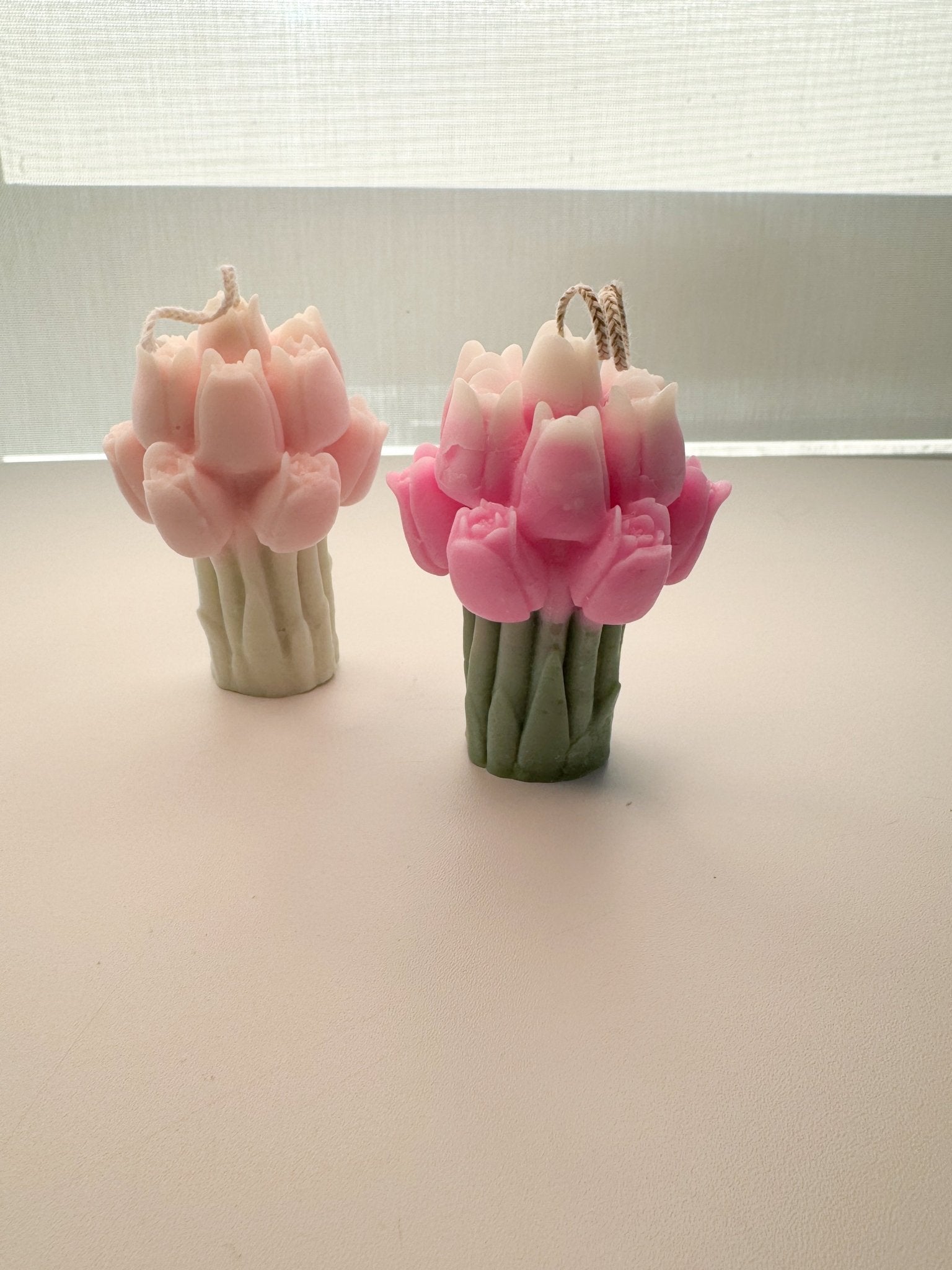 Tulip Bunch – Hand - Poured Soy Wax Flower Candle - Candles Co.