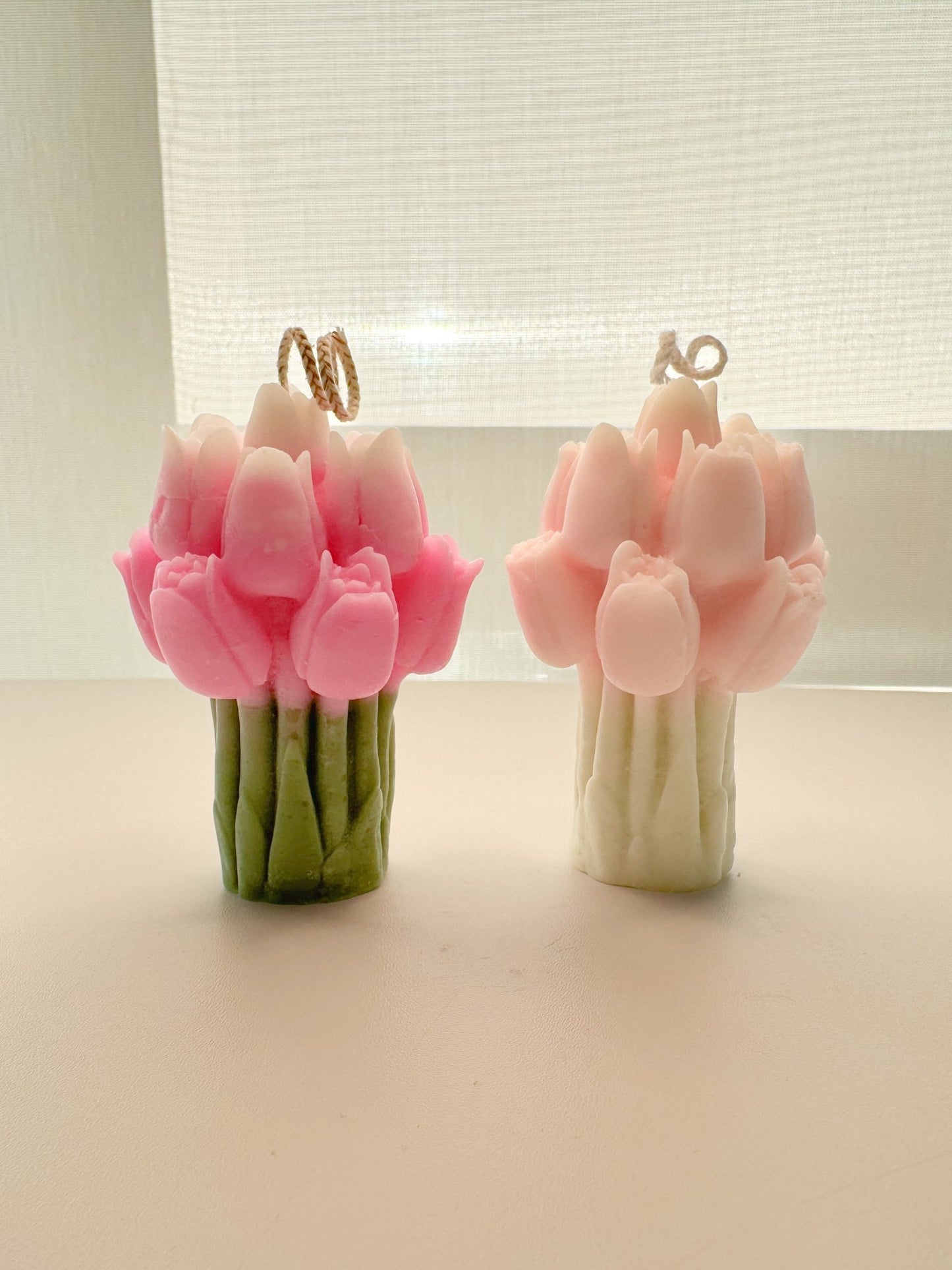 Tulip Bunch – Hand - Poured Soy Wax Flower Candle - Candles Co.
