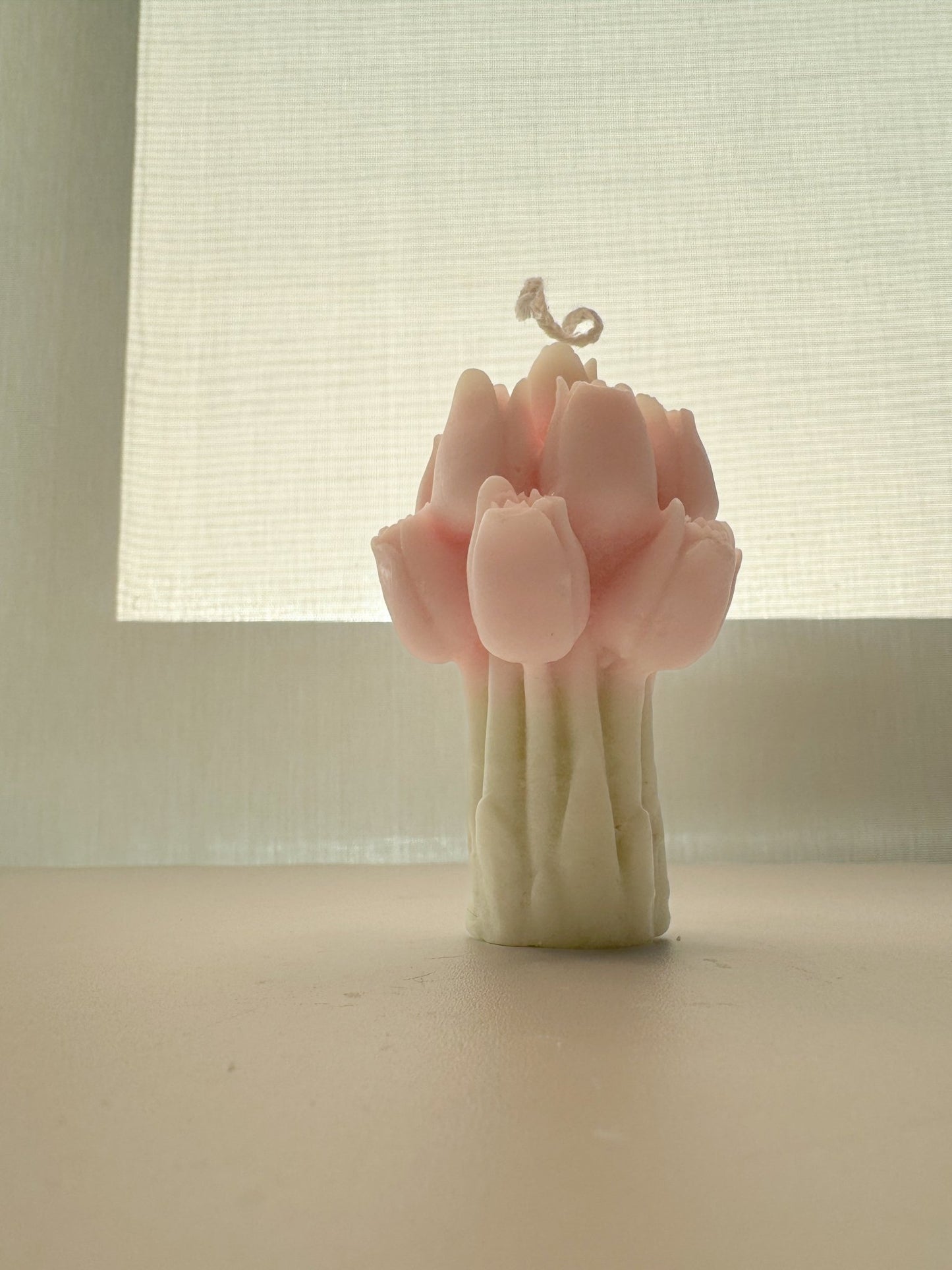 Tulip Bunch – Hand - Poured Soy Wax Flower Candle - Candles Co.