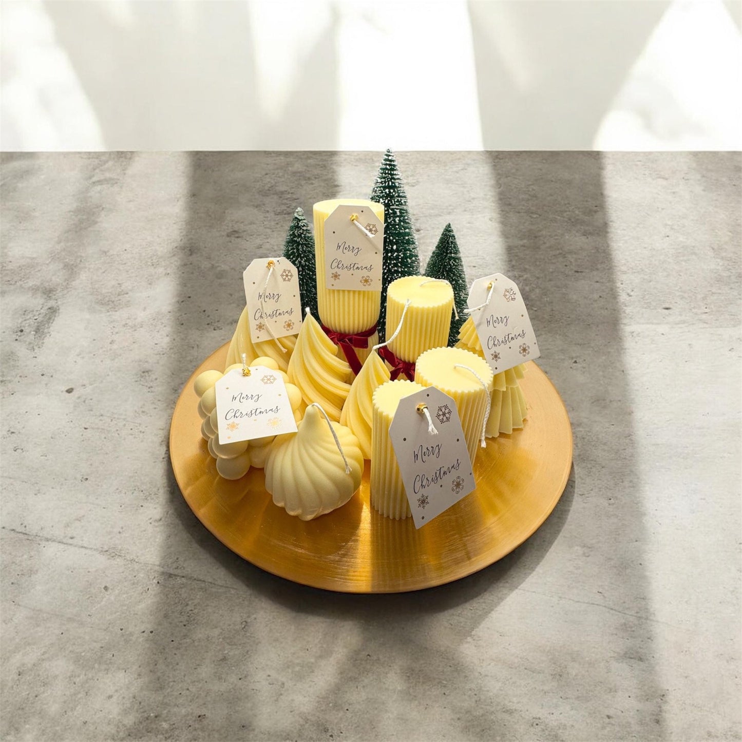 Two - Tier Christmas Candle Duo - Candles Co.